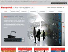 Tablet Screenshot of honeywellvoicealarm.com